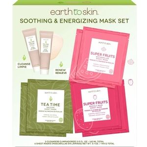 Earth to Skin Soothing & Energizing Mask Set